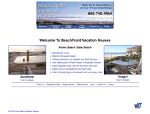 Tablet Screenshot of gobeachfront.com